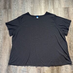 Old Navy Charcoal Ribbed Women's Top